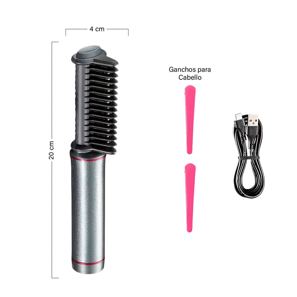 Cepillo Alisador Plancha Cabello KM-559