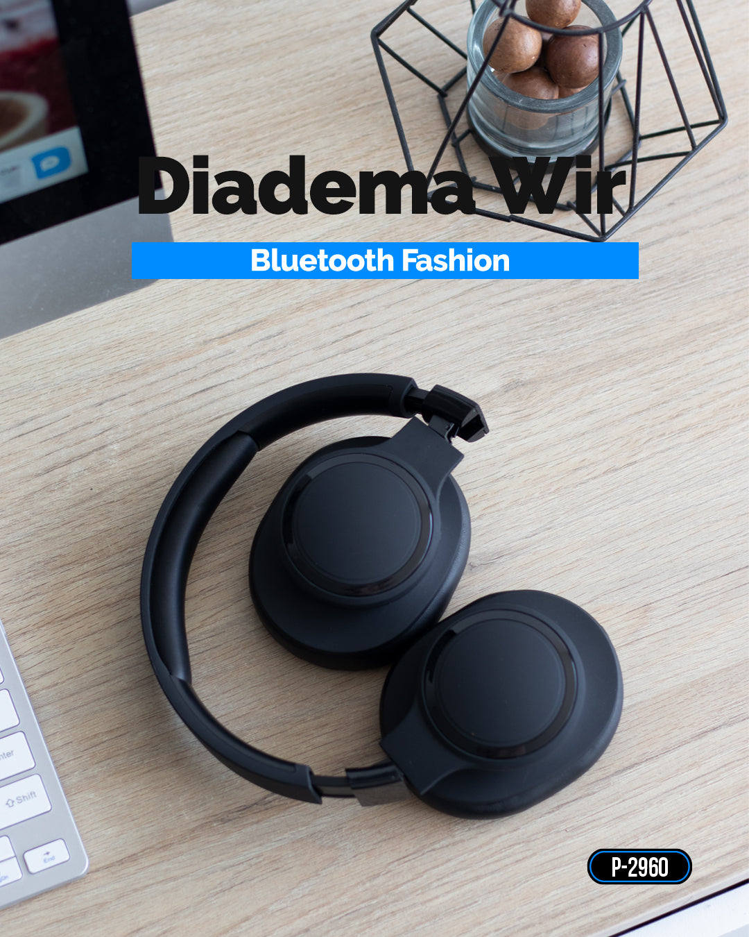 Diadema Wir Bluetooth Fashion P2960