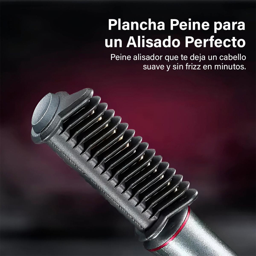 Cepillo Alisador Plancha Cabello KM-559
