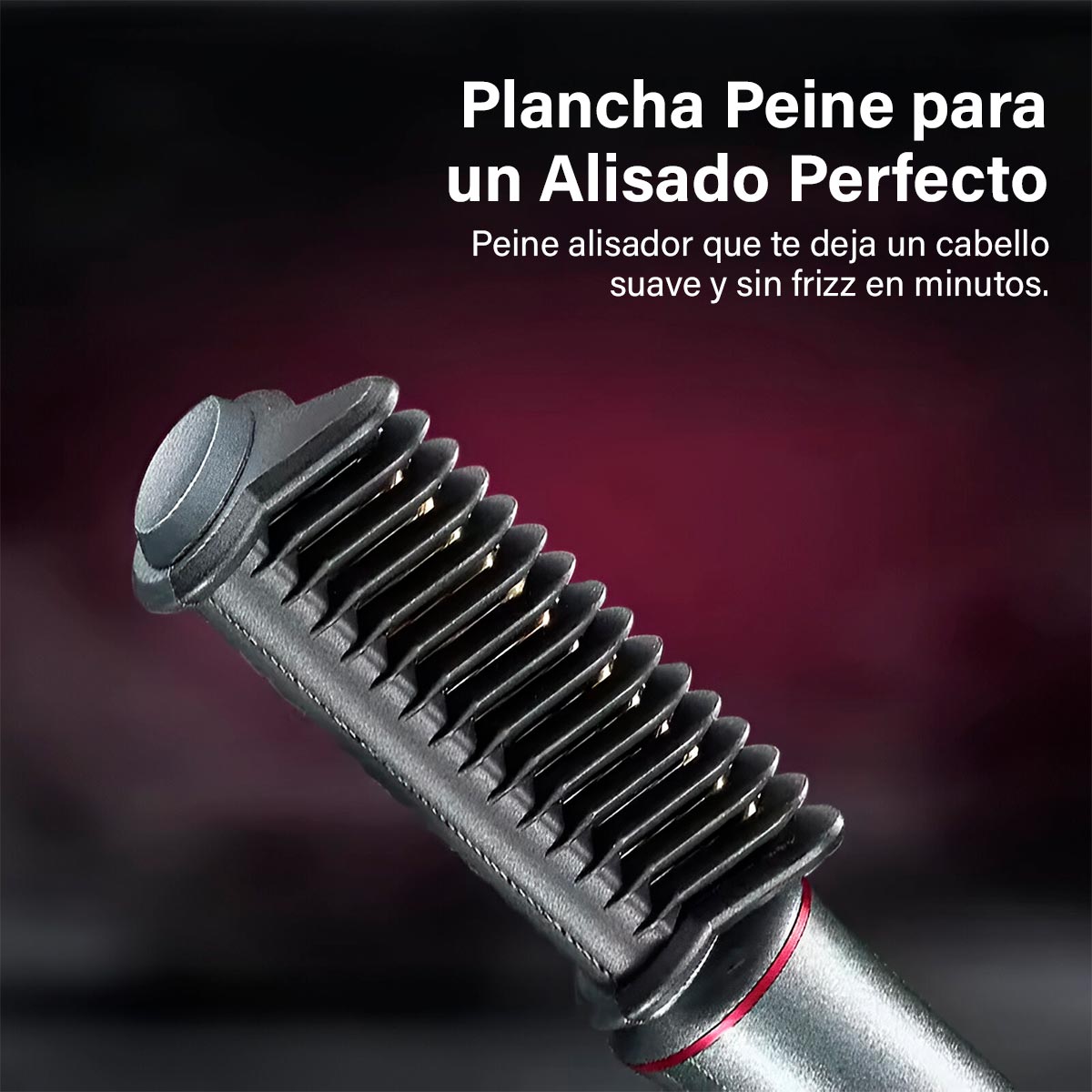 Cepillo Alisador Plancha Cabello KM-559